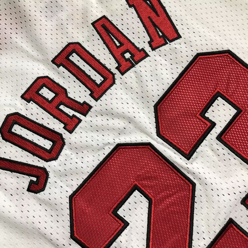 Men’s Chicago Bulls 1997-98 Finals #23 Michael Jordan Jersey White