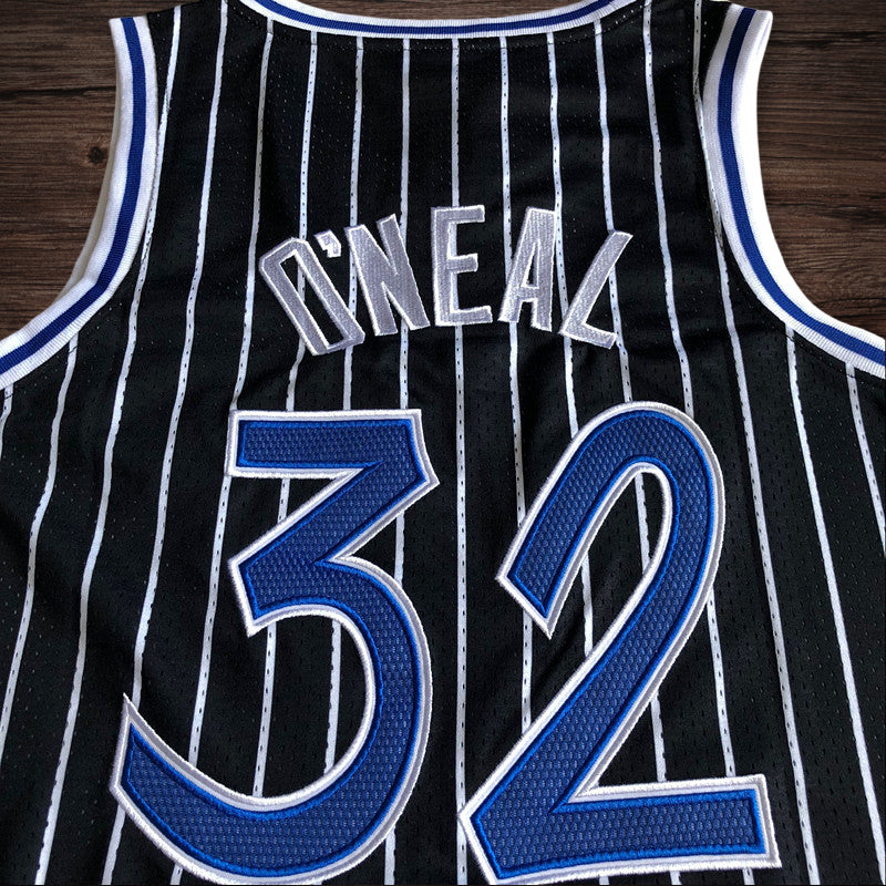 Men’s Orlando Magic 1994-95 #32 Shaquille O’neal Jersey Black
