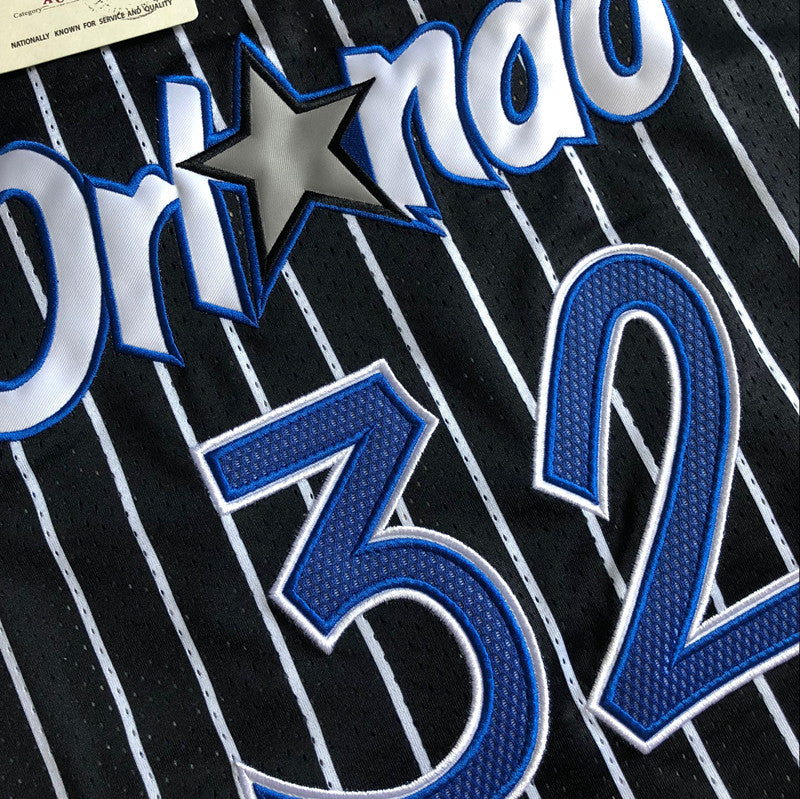 Men’s Orlando Magic 1994-95 #32 Shaquille O’neal Jersey Black