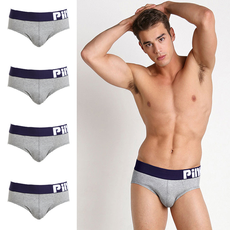 4 Pack Cotton Large Support Pouch Men's Underwear