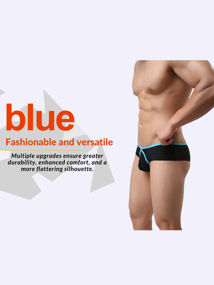 3 Pack Men's Trendy Breathable Sexy Nylon Trunks