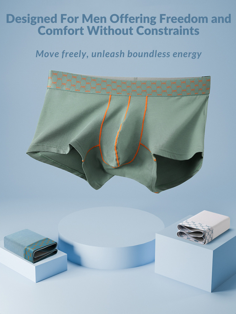 3 Pack Men's Casual Fitness Cotton Trunks