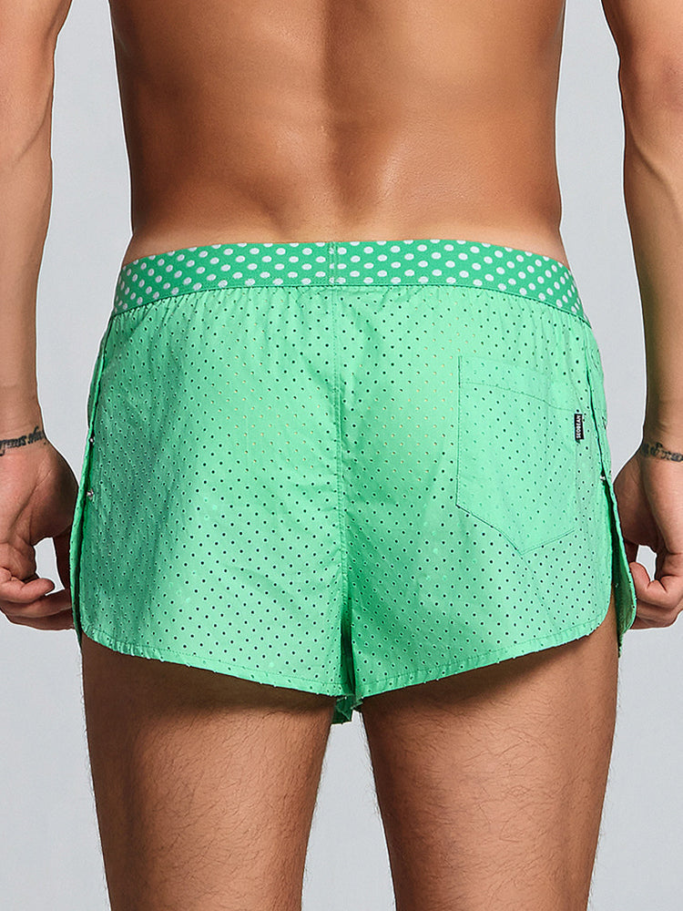 Men's Cotton Butt Lifter Boxers with Breathable Tummy Control