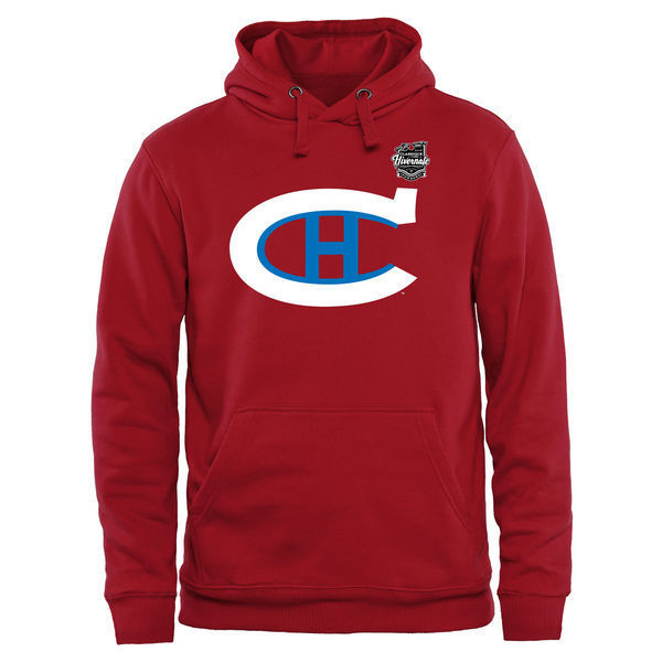 Men’s Montreal Canadiens  red printed Hoodie