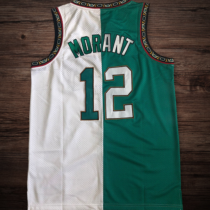 Men’s Memphis Grizzlies 1998-99 #12 Morant Split Jersey