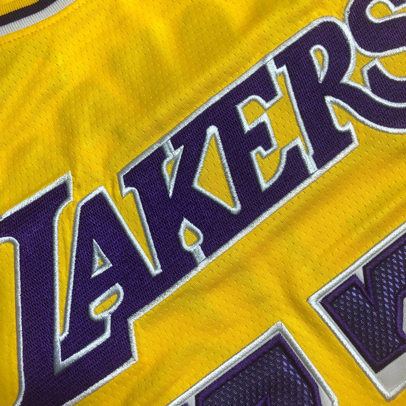 Men’s Los Angeles Lakers #77 Doncic Yello Jersey