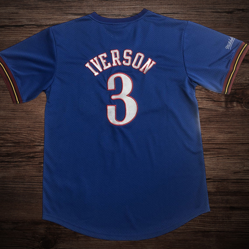 Men’s Philadelphia 76ers #3 IVERSON Short Sleeve Jersey