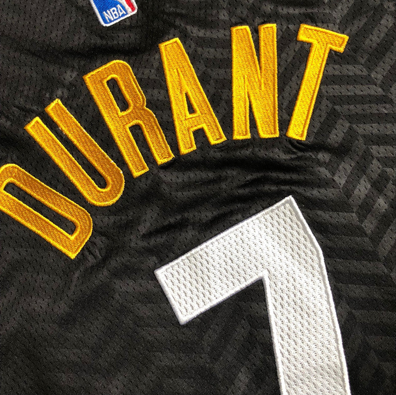 Men’s Brooklyn Nets City Edition #7 Durant Jersey Black