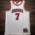 Men’s 1996-97 Slam Dunk Shohoku #7 white jersey