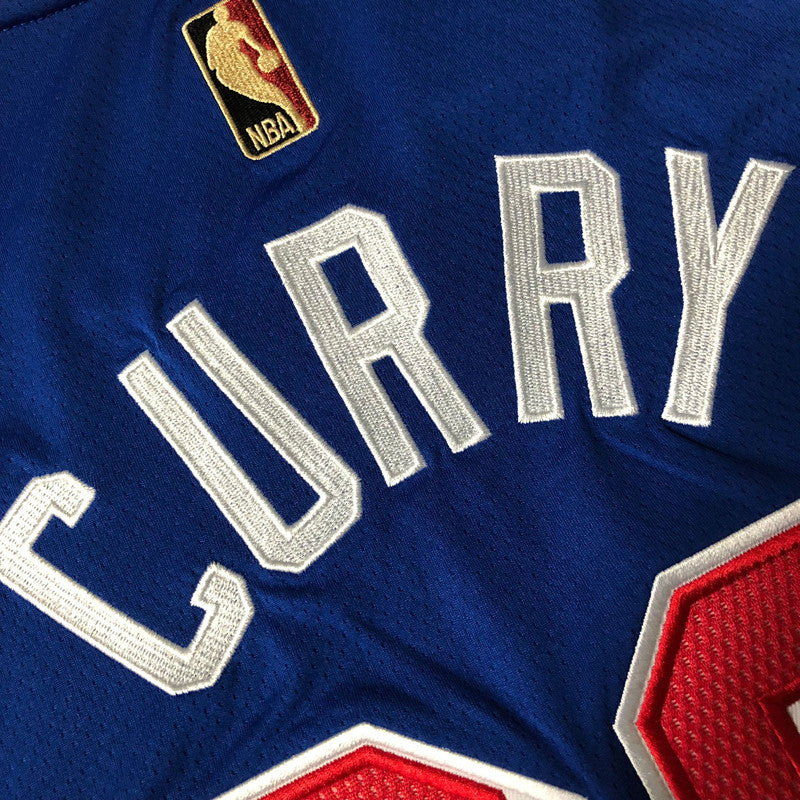Men’s Golden State Warriors #30 Curry Retro Jersey