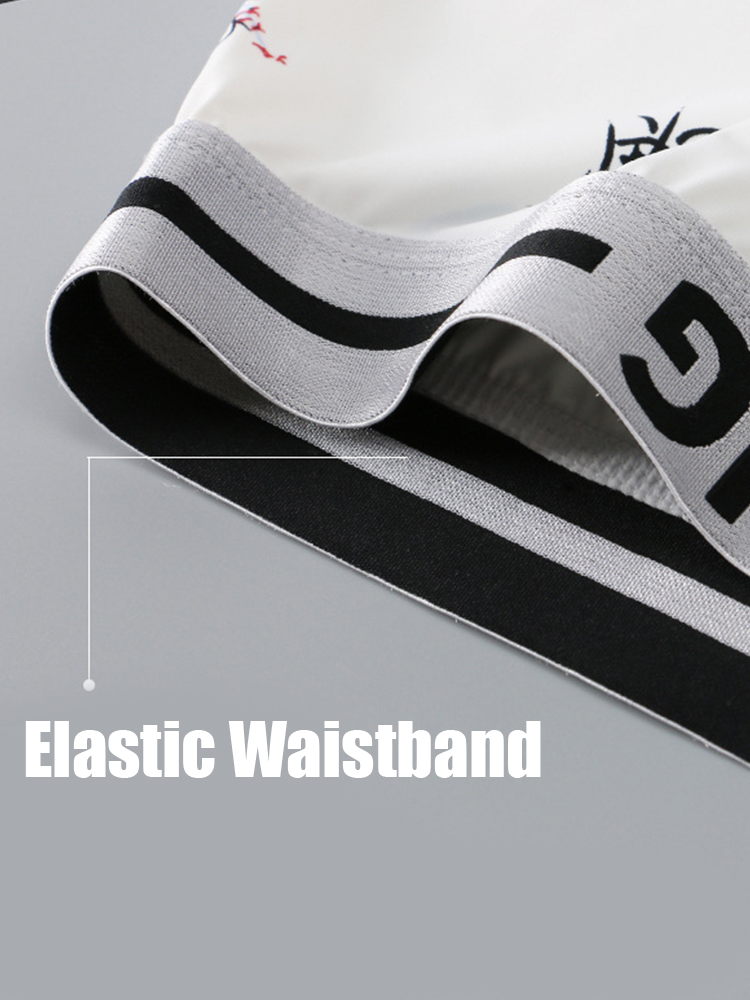 3 Pack Men's Ice Silk Dual Pouch Trunks