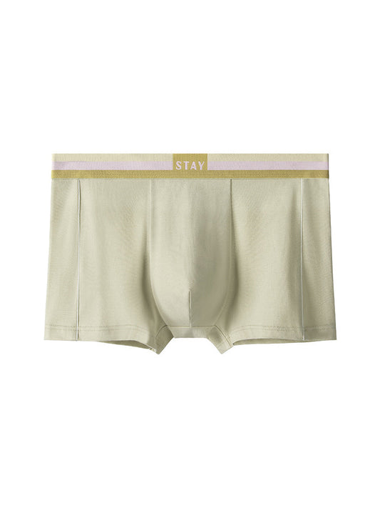 Men's Contrast Color Striped Modal Trunks