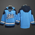 Men’s Winnipeg Jets Team Blank All Stitched Hoodie