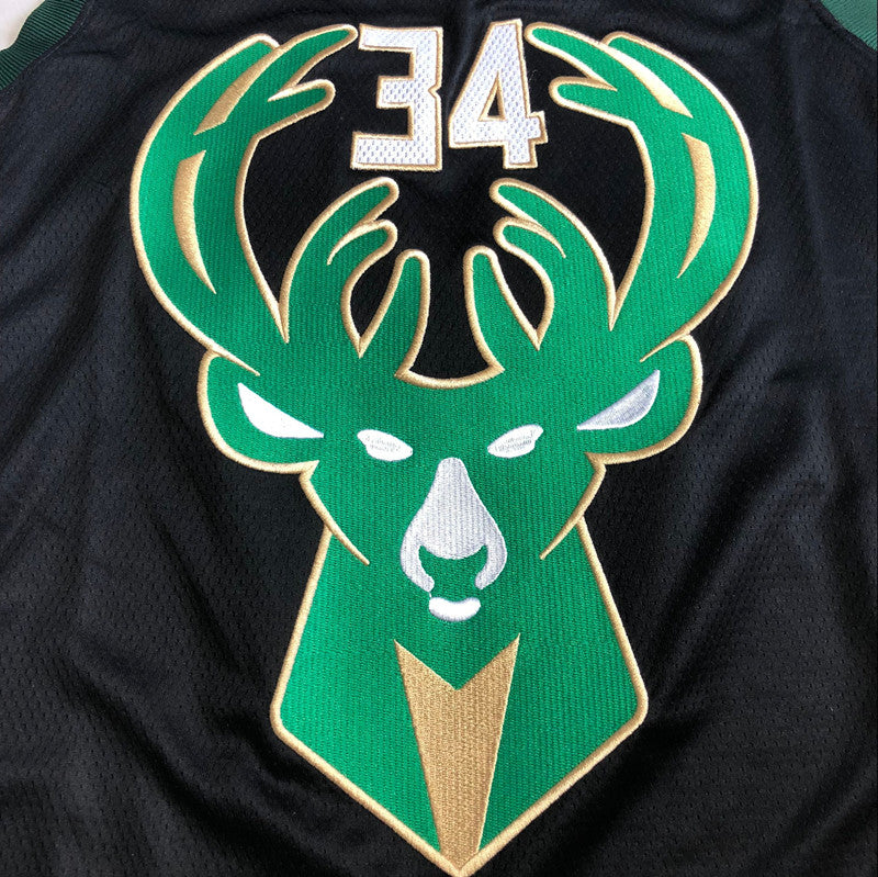 Men’s Milwaukee Bucks #34 Antetokounmpo Jersey