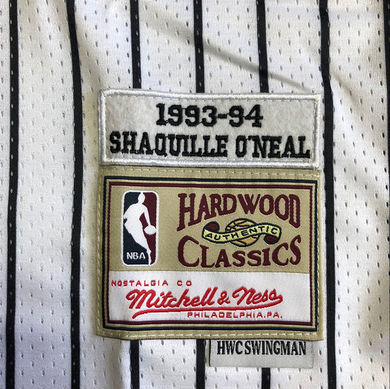 Men’s Orlando Magic 1993-94 #32 Shaquille O’neal Jersey White