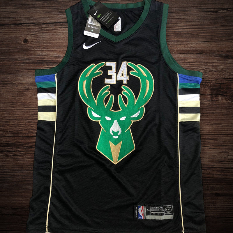 Men’s Milwaukee Bucks #34 Antetokounmpo Jersey