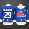 Men’s Colorado Avalanche #29 Nathan MacKinnon Blue 2025/26 With A Patch Alternate Stitched Jersey