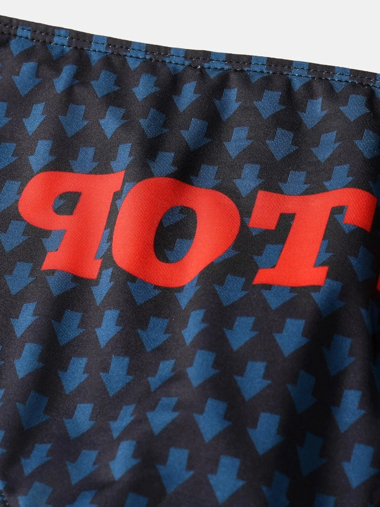 2-Pack Men's Letter Printed Sexy Underwear