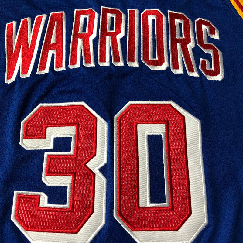 Men’s Golden State Warriors #30 Curry Retro Jersey