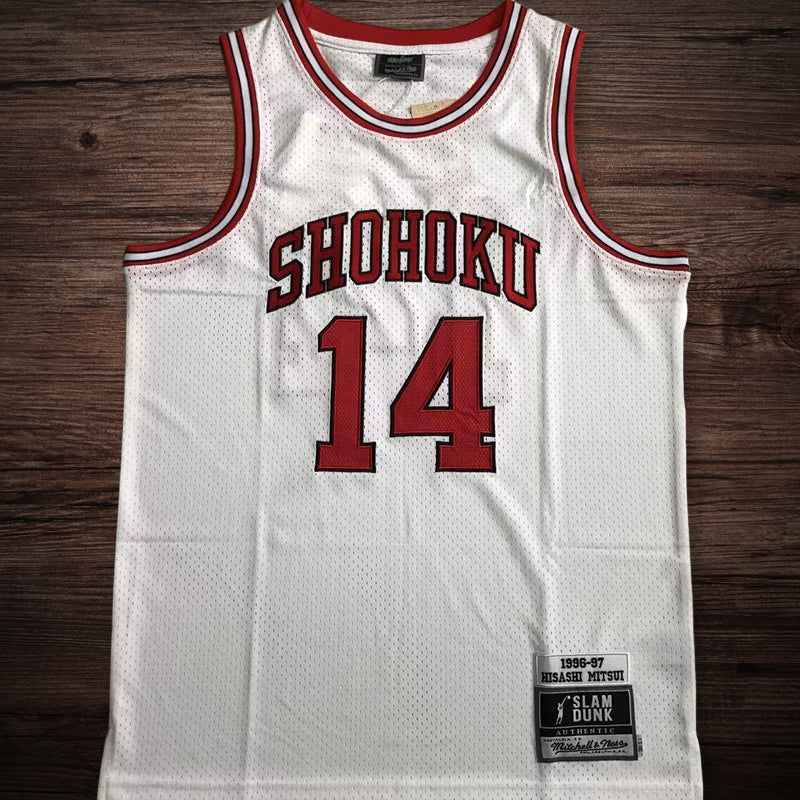 Men’s Slam Dunk Shohoku #14 white jersey