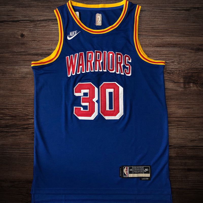 Men’s Golden State Warriors #30 Curry Retro Jersey