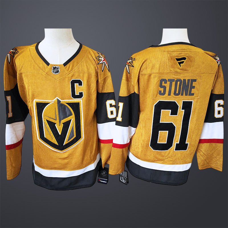 Men’s Vegas Golden Knights Mark Stone #61 Fanatics Gold Player Jersey