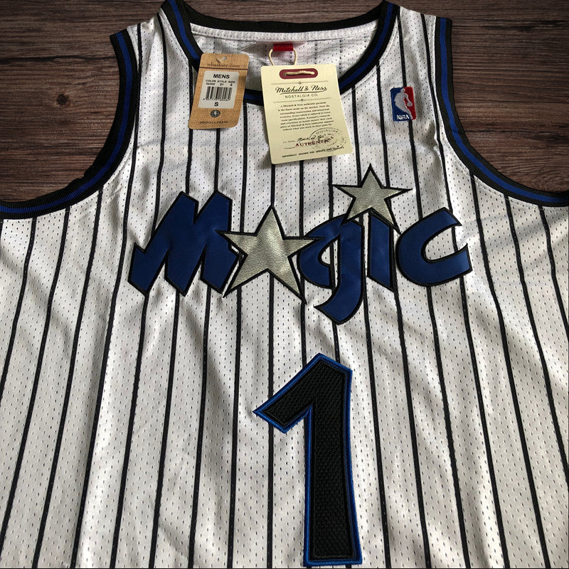 Men’s Orlando Magic2003-04  #1 Tracy McGrady Jersey White