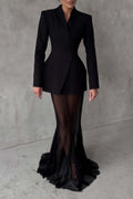 Enora Barrel Design Jacket & Skirt Set