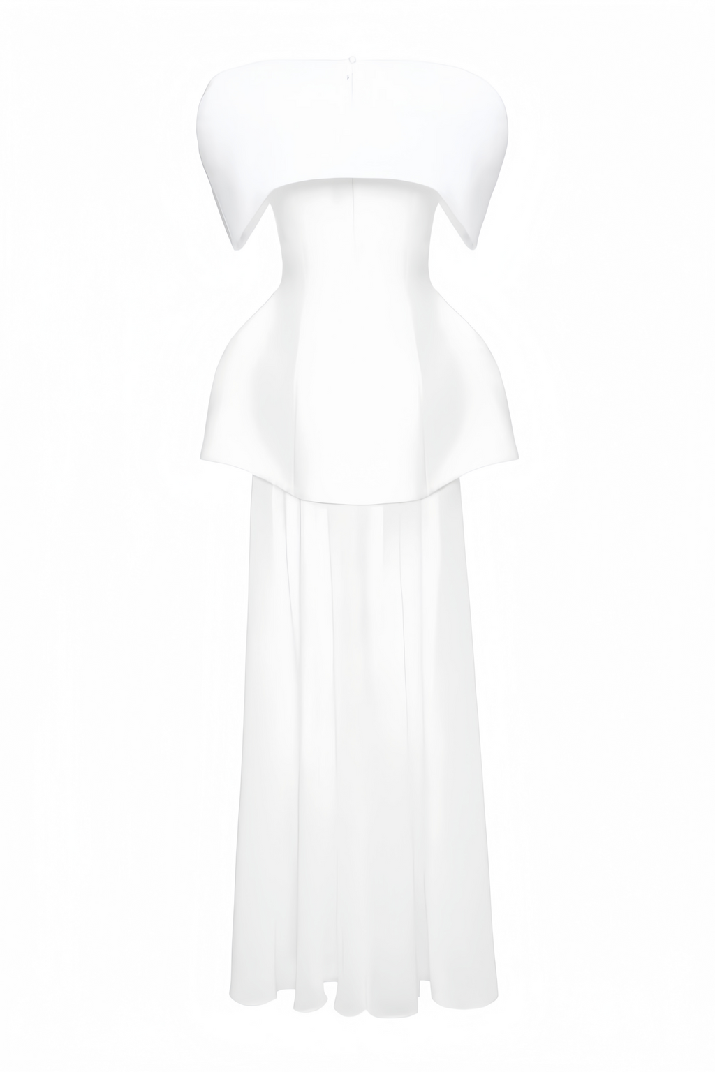 Auriane Layered Cape Sculptural Maxi Dress Set
