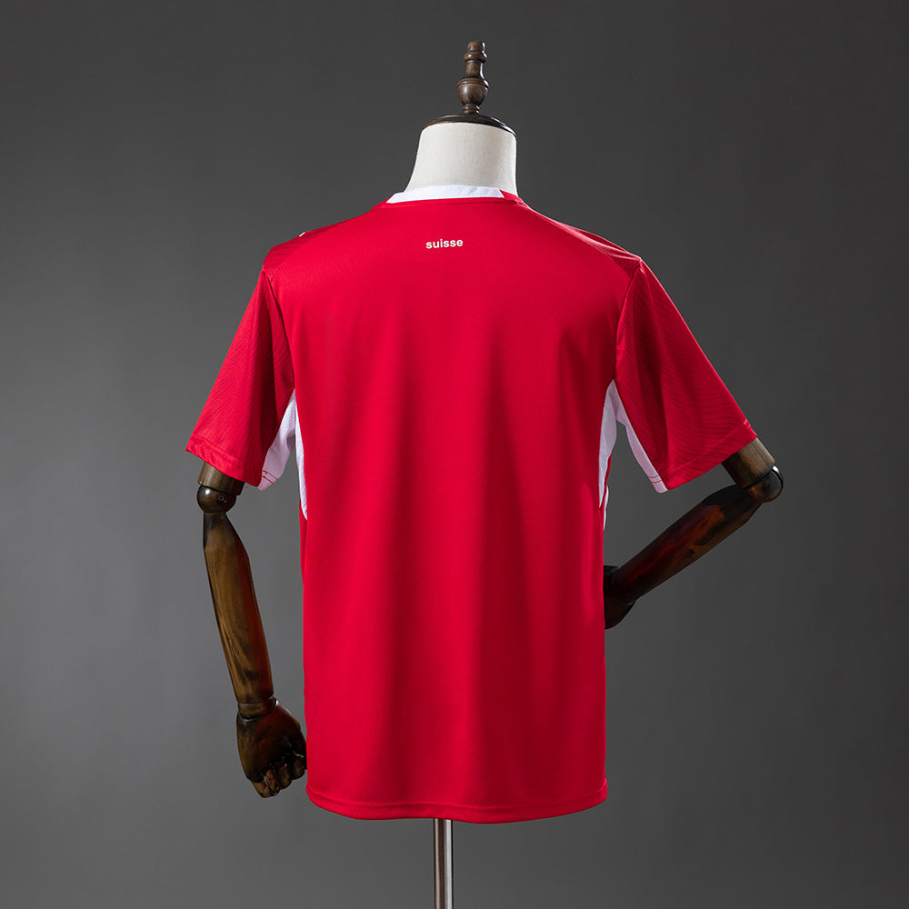 Men’s Switzerland 2026 Home Fan Version Jersey S-4XL