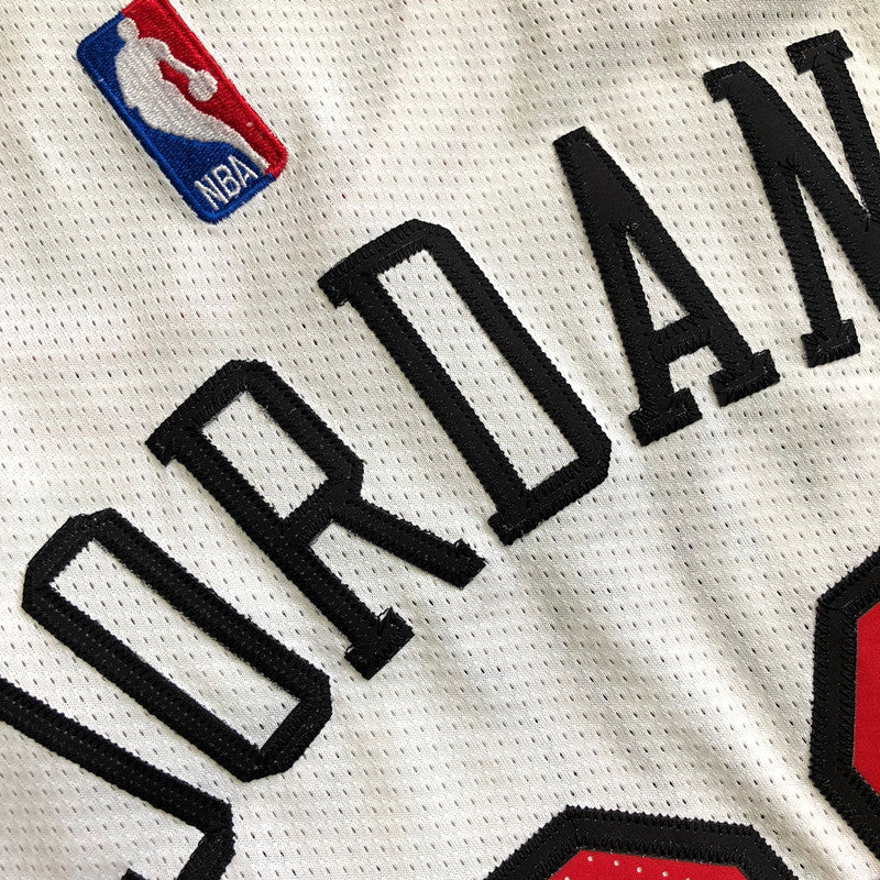 Men’s Chicago Bulls #23 Michael Jordan Player Edition White Jersey