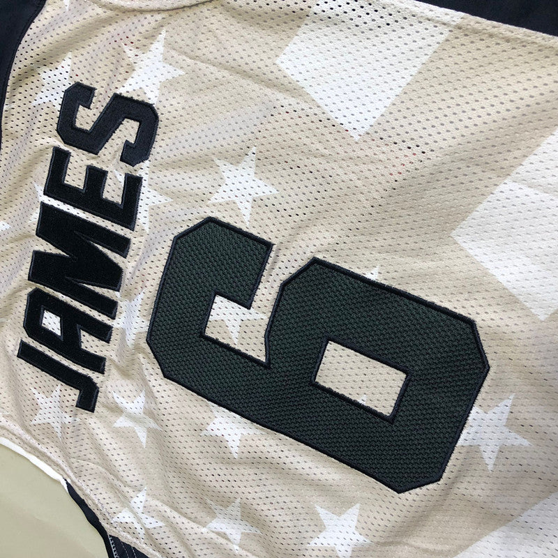 Men’s #6 James USA Basketball Jersey White