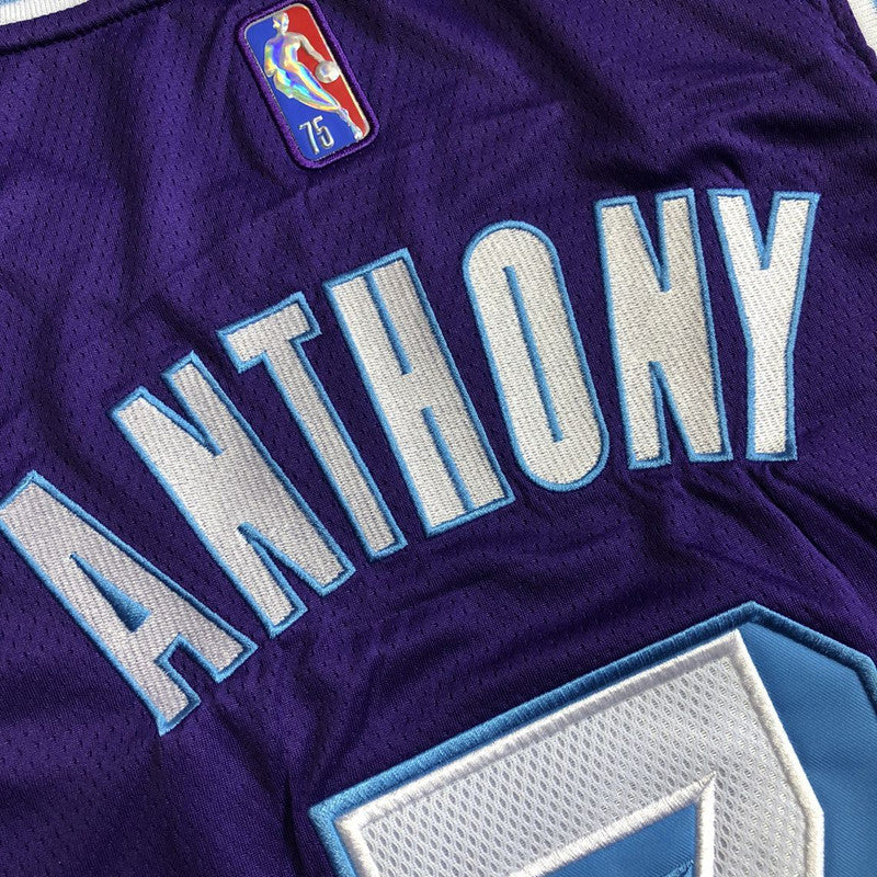 Men’s Los Angeles Lakers 75th anniversary #7 Anthony Jersey