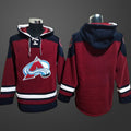 Men’s Colorado Avalanche Team Blank All Stitched Hoodie