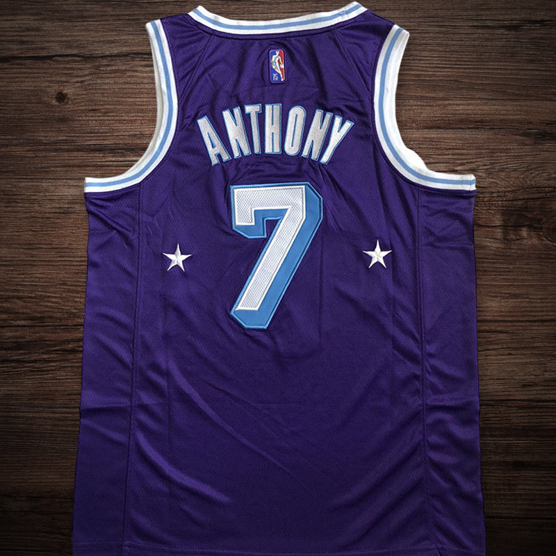 Men’s Los Angeles Lakers 75th anniversary #7 Anthony Jersey
