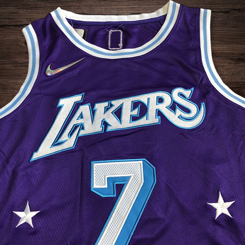 Men’s Los Angeles Lakers 75th anniversary #7 Anthony Jersey