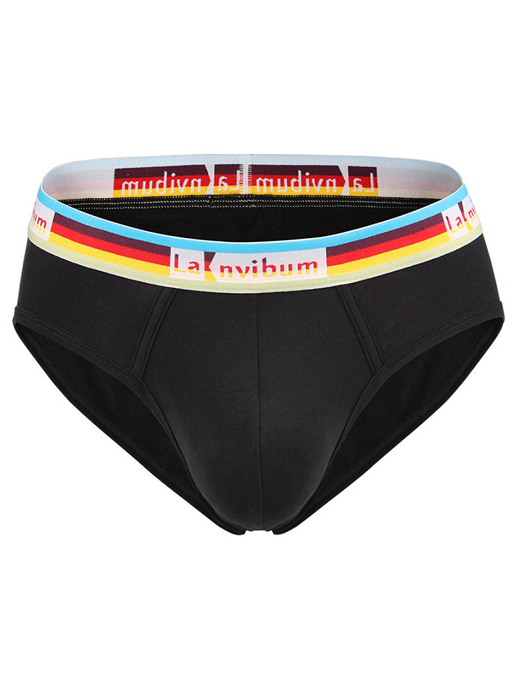 2 Pack Men's U Pouch Rainbow Pride Briefs