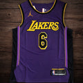 Men’s Los Angeles Lakers 2023 #6 Lebron James Player Edition Purple Jersey
