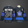 #34 Auston Matthews Toronto Maple Leafs Jersey in Black