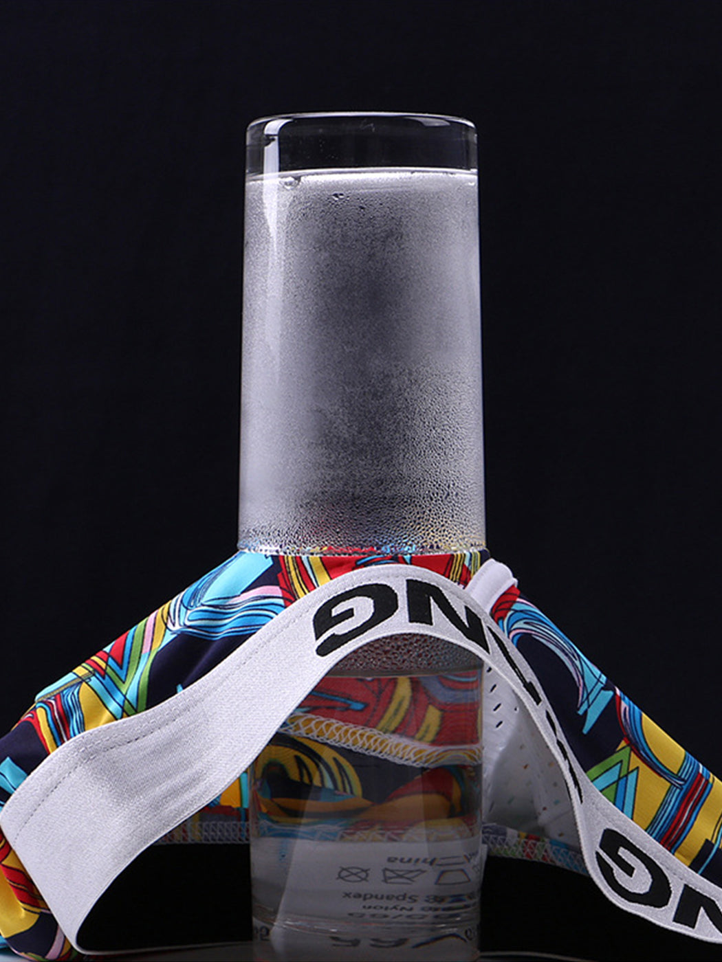 3 Pack Men's Ice Silk Trunks with Separated Pouch Design