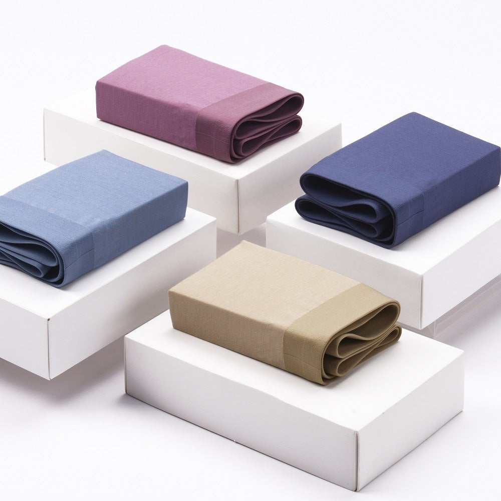 Comfy Plain Modal Boxer Briefs Cozy Underwear for Men