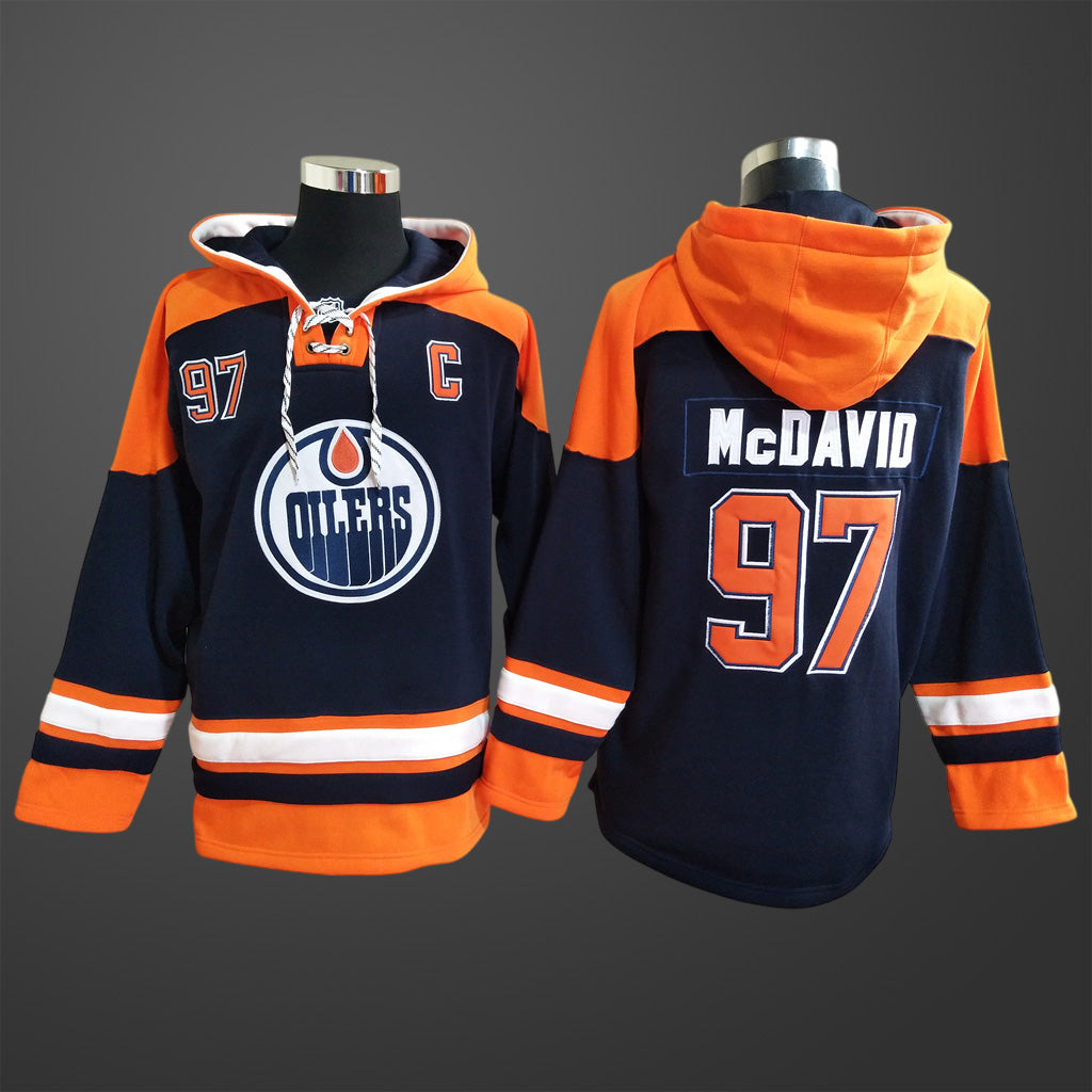 Men’s Edmonton Oilers #97 McDAVID All Stitched Hoodie