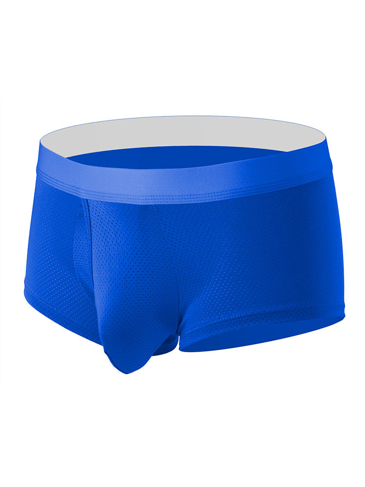 Men's 3 Pack Fly Big Pouch Breathable Trunks