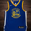 Men’s Golden State Warriors #30 Curry Player Edition Jersey Blue