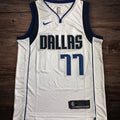 Men’s Dallas Mavericks #77 Doncic Jersey in white