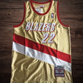 Men’s Portland Trail Blazers 1991/92 #22 Clyde Drexler Jersey