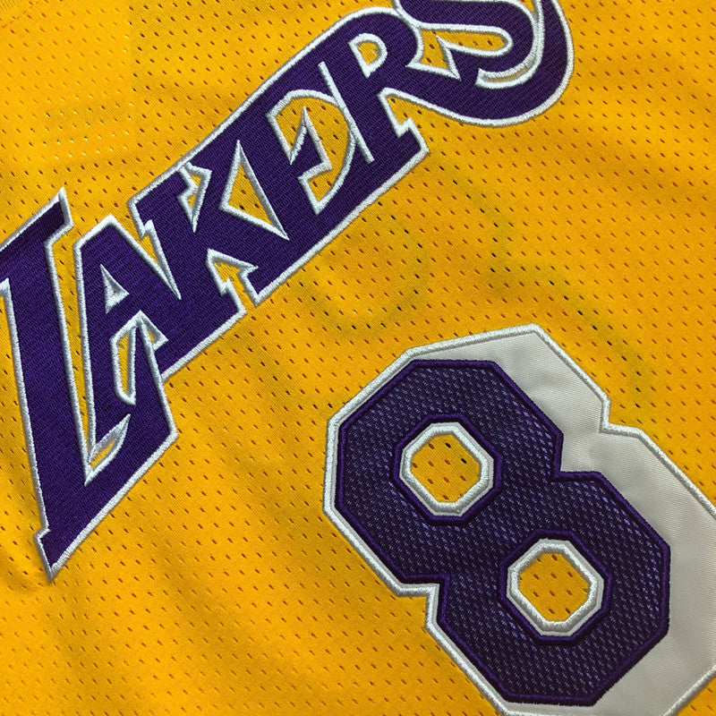 Men’s Los Angeles Lakers #8 Kobe Bryant Jersey Yellow