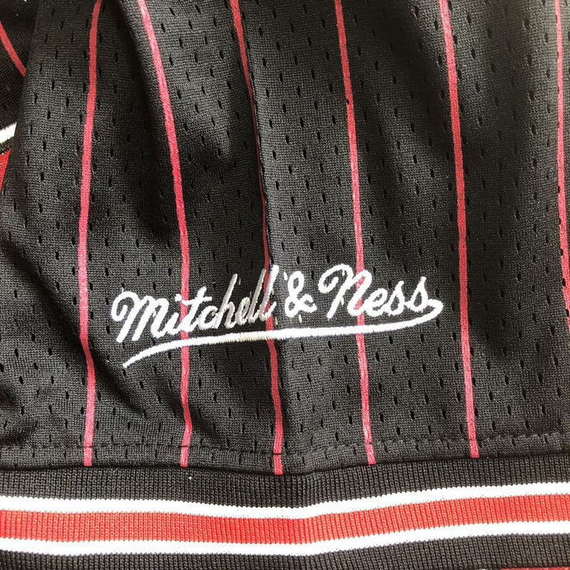 Men’s Chicago Bulls #91 Rodman Stripe Short Sleeve Jersey