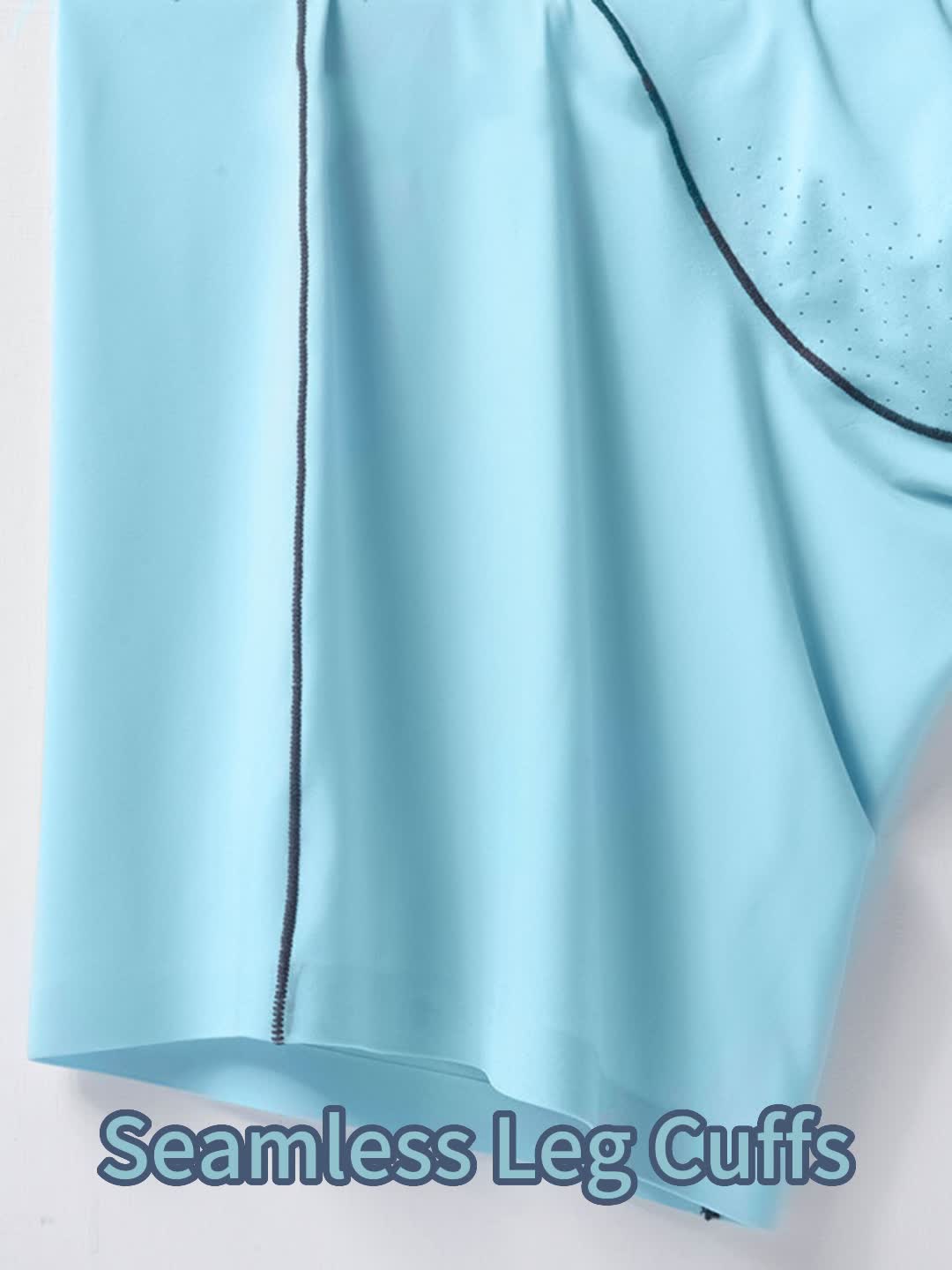 2 Pack Men's Sports Anti-Chafing Ice Silk Quick-Dry Boxers Briefs & Midway Briefs