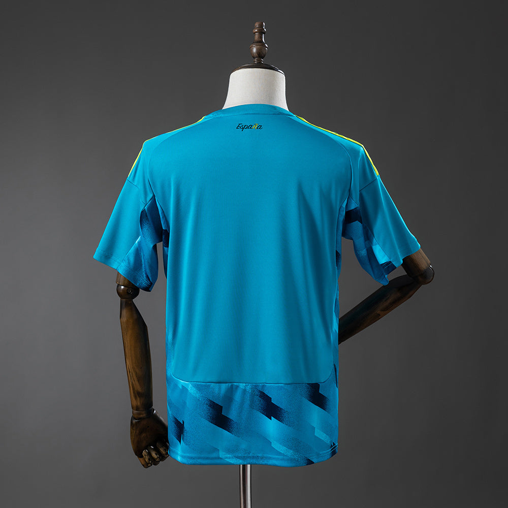 Men’s Spain 2026 Goalkeeper Blue Fan Version Jersey S-4XL